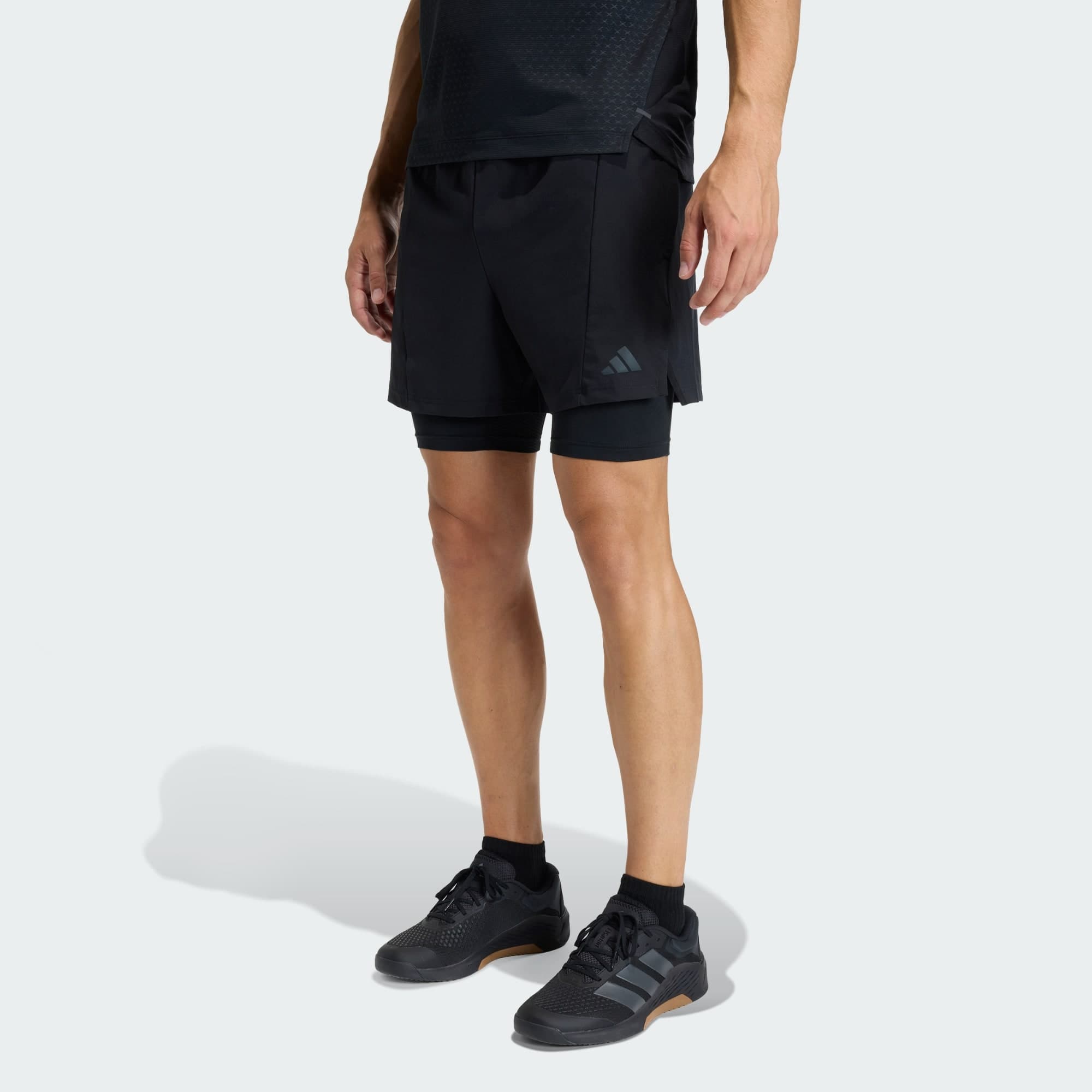 Adidas, Adidas D4t 2-i-1 Träningsshorts, Model 1