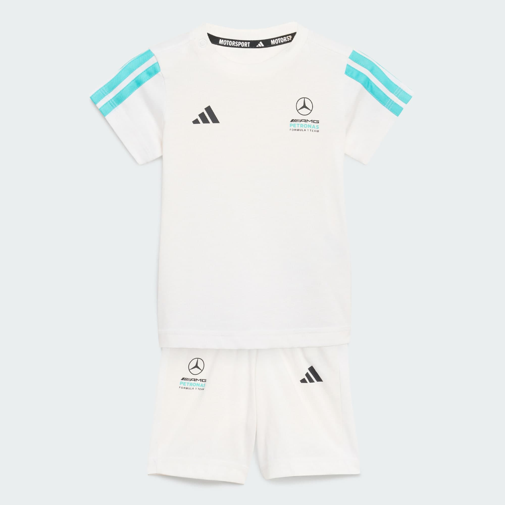 Adidas, Adidas Mercedes - Amg Petronas Formula 1 Team Dna Baby Joggingset Kortärmat, Product 0