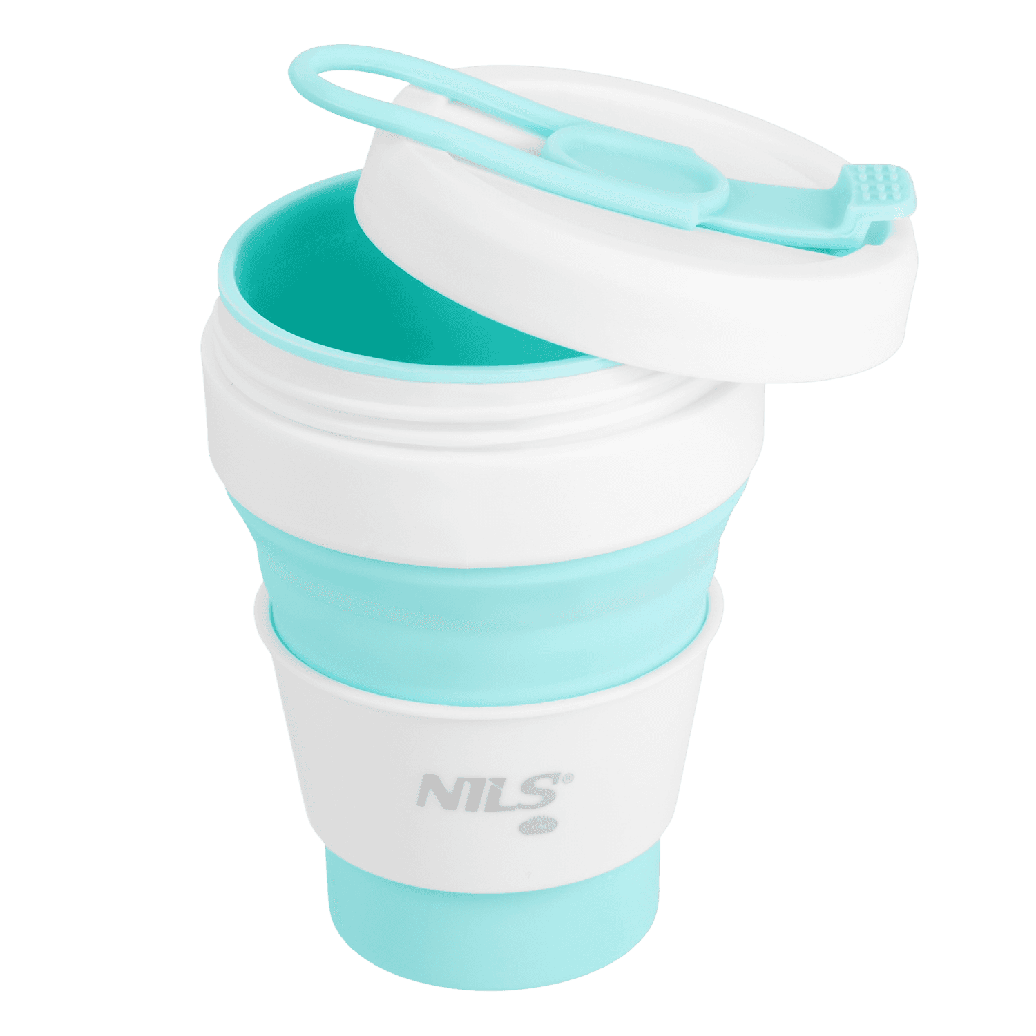 northix, Folding Silicone Cup, 355ml, Mint Color, Detail 1