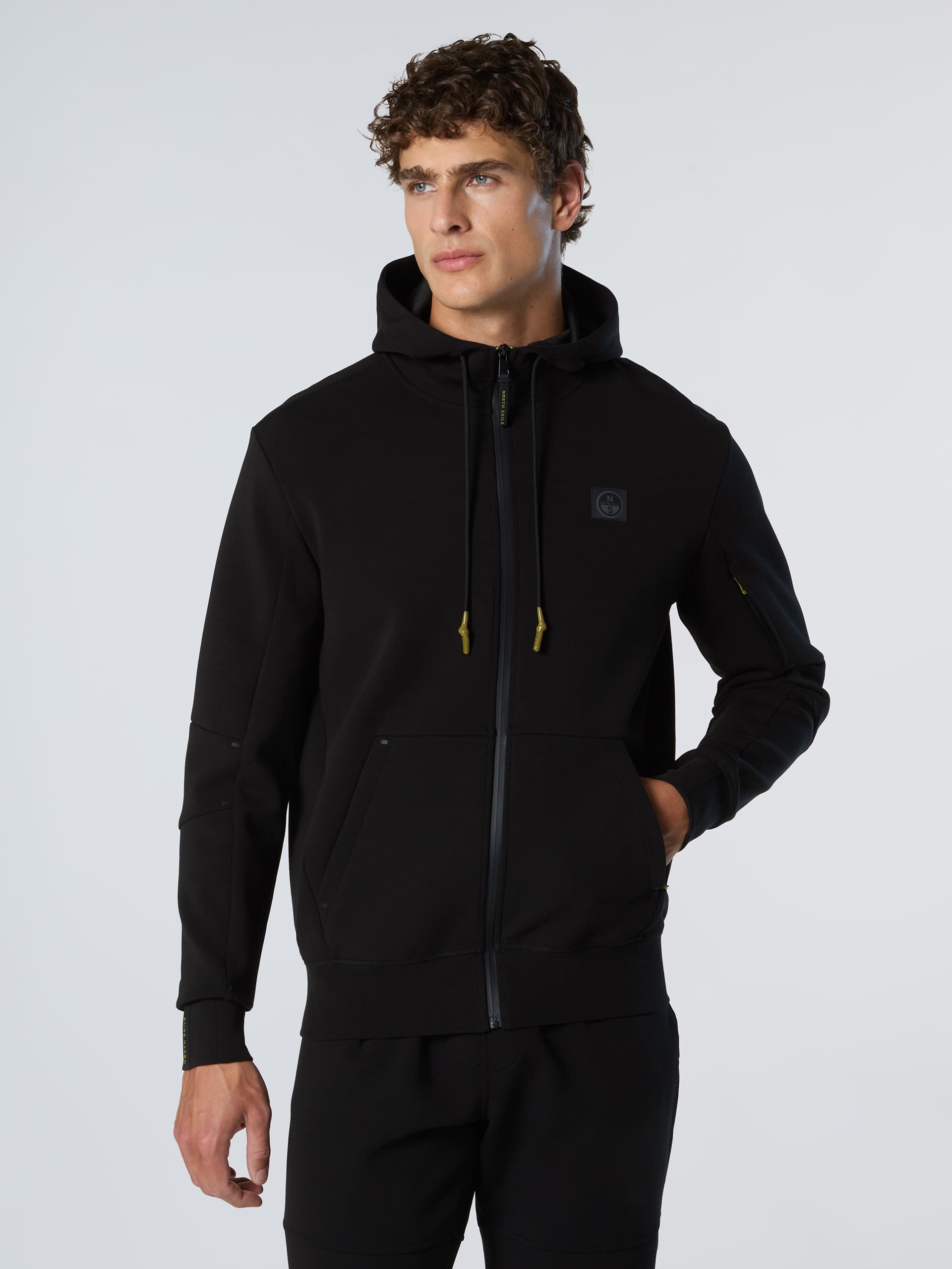 north sails, North Sails Sweatshirt Scuba Fabric With Full-zip, Product 0
