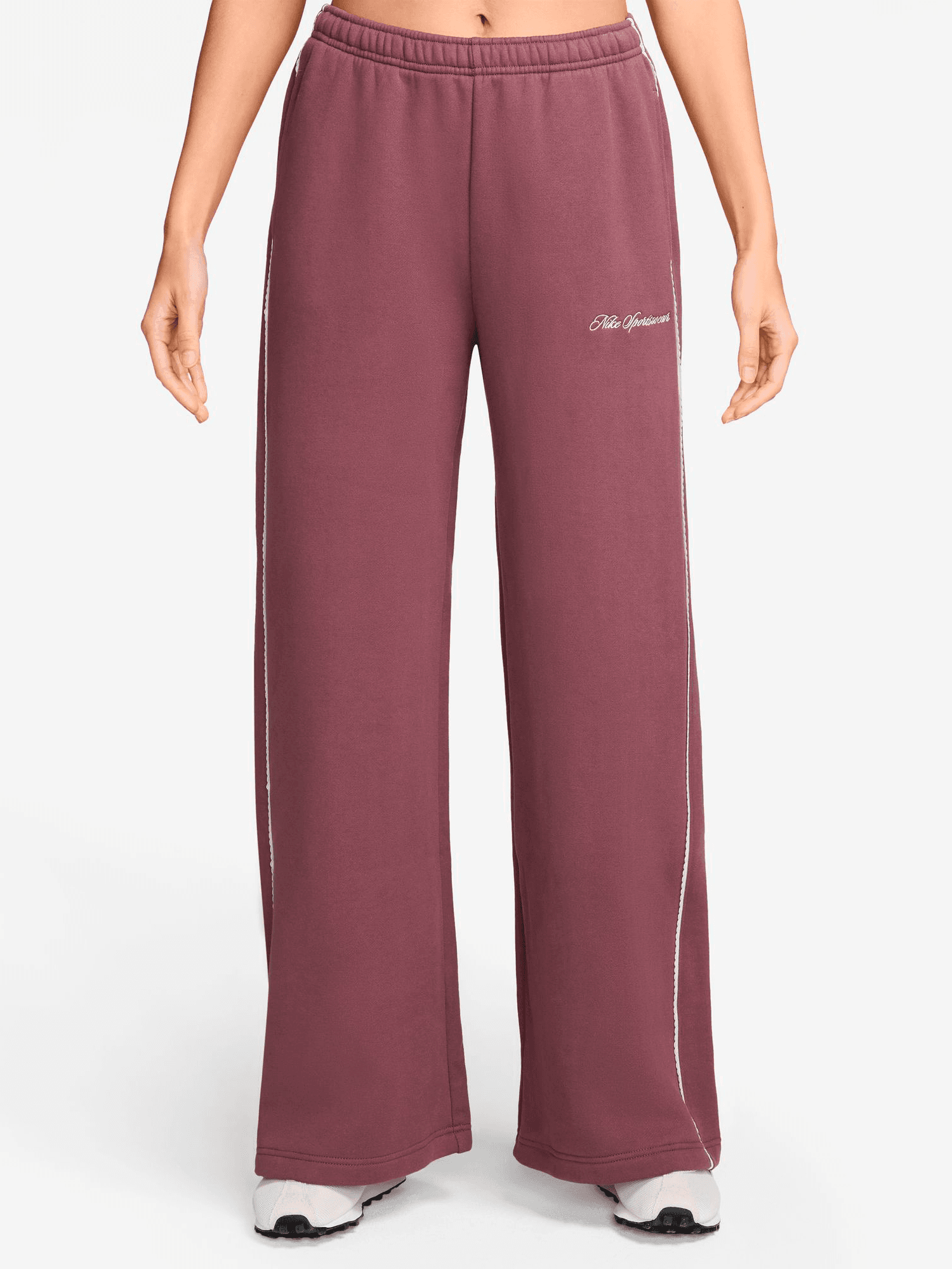 Nike, W STUDIO FLEECE SCALLOP WL, Model 1