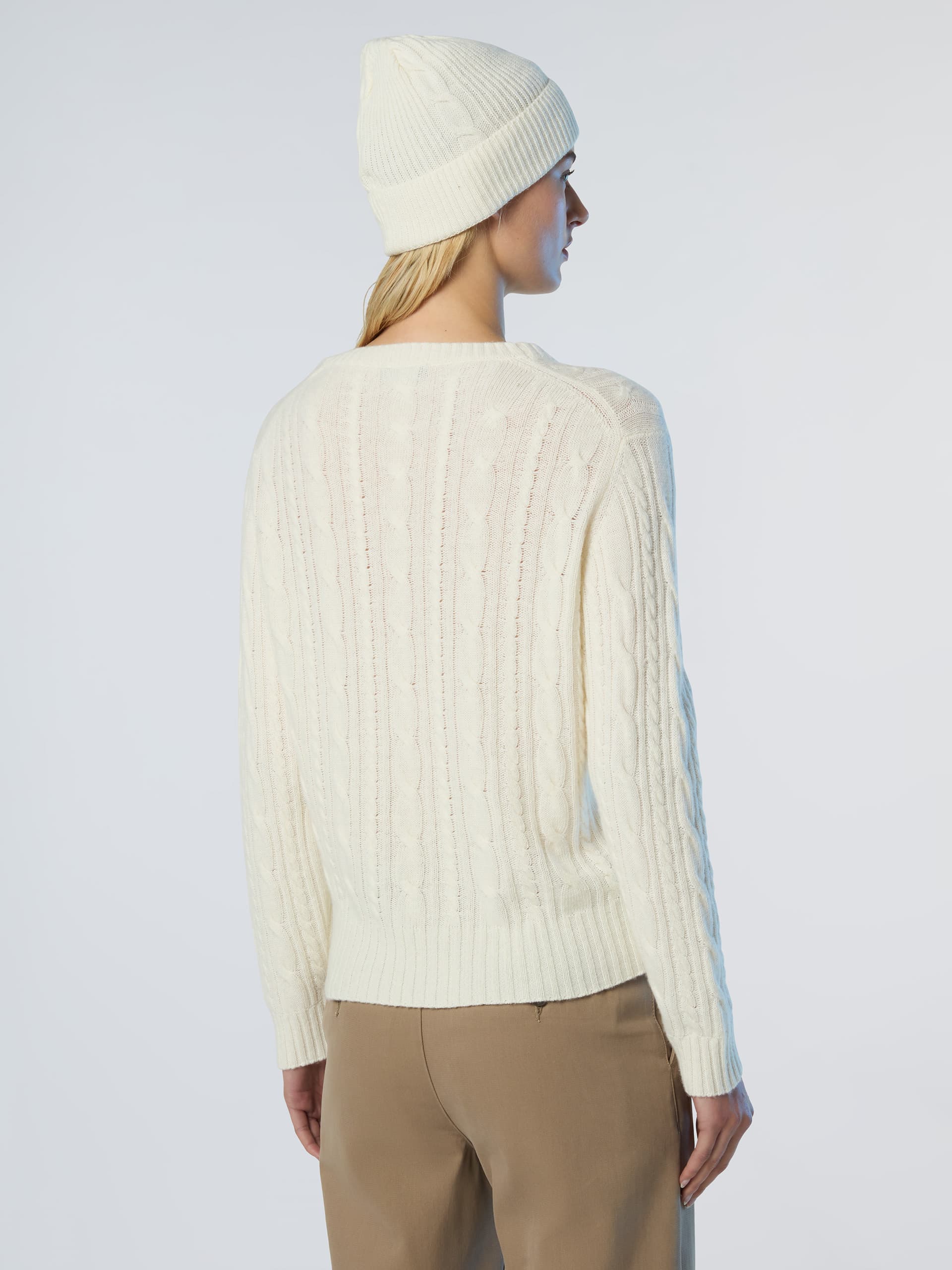 north sails, North Sails Sweater Crew-neck Cable-knit, Model 1
