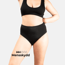 Period Proof Bikini - High Waist- Mermaid, Black