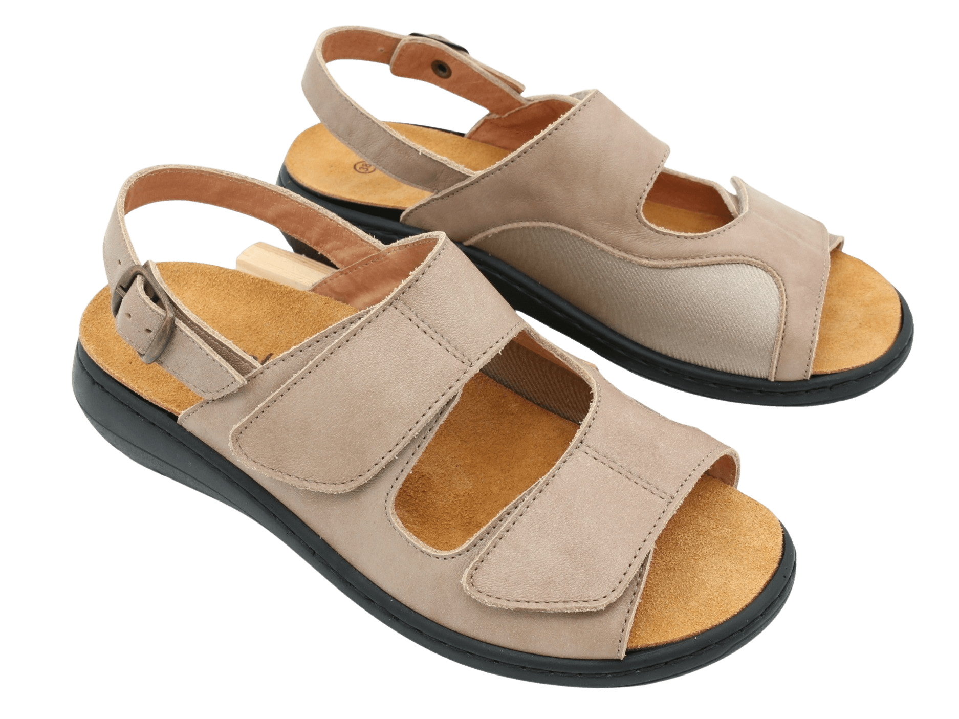 embla, Sandal Taupe Ergoflex, Detail 1