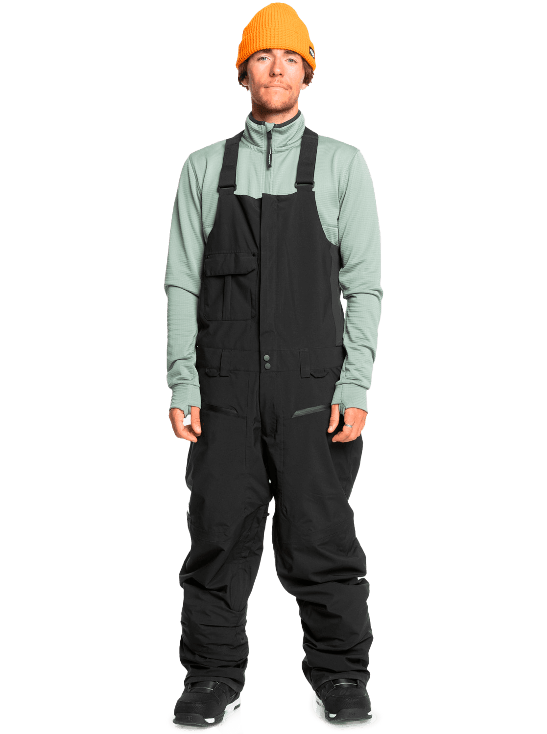 QUIKSILVER, M Utility Bib Pant, Model 1