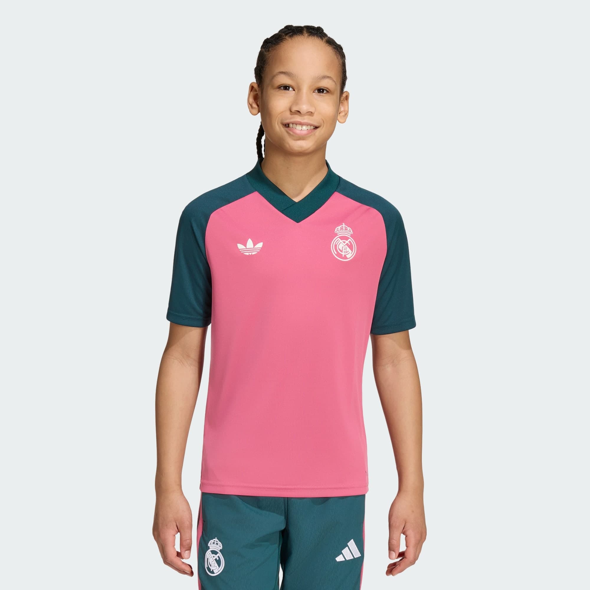 Adidas, Adidas Real Madrid 26/27 Uppvärmningströja För Barnarn, Model 1
