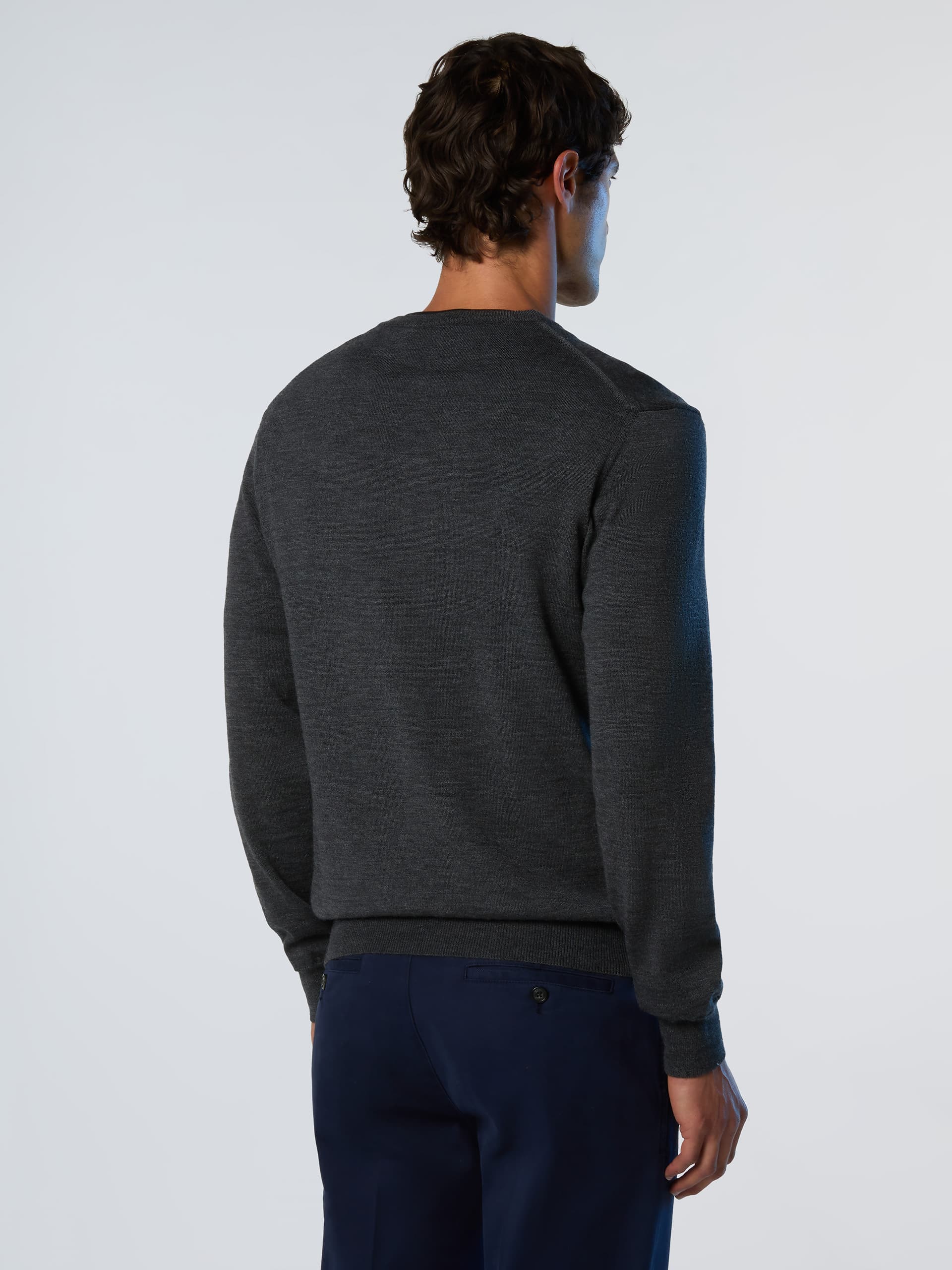 north sails, North Sails Sweater Merino Wool Crew-neck, Model 1