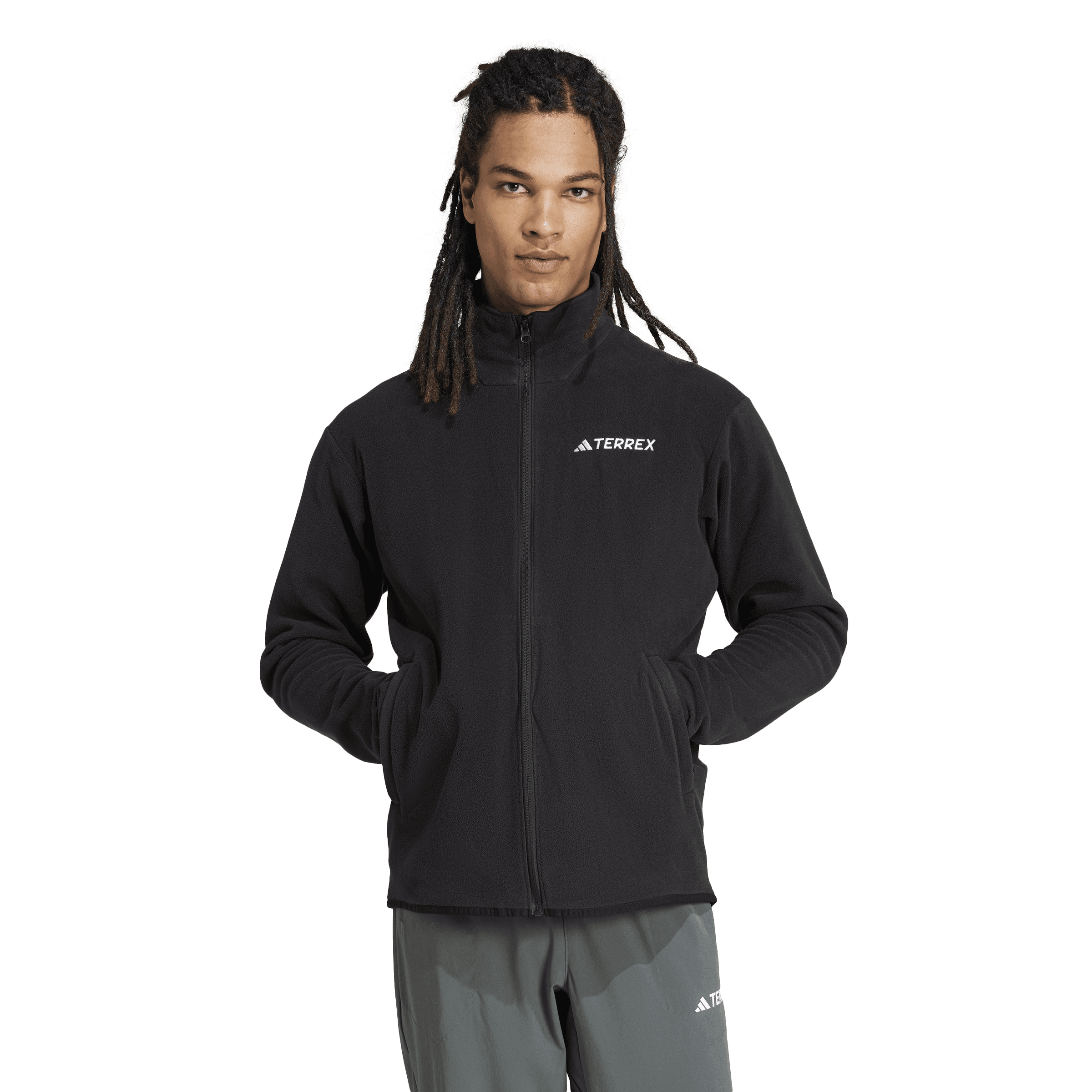 Adidas, M Multi Essentials Full-Zip Fleece, Model 1