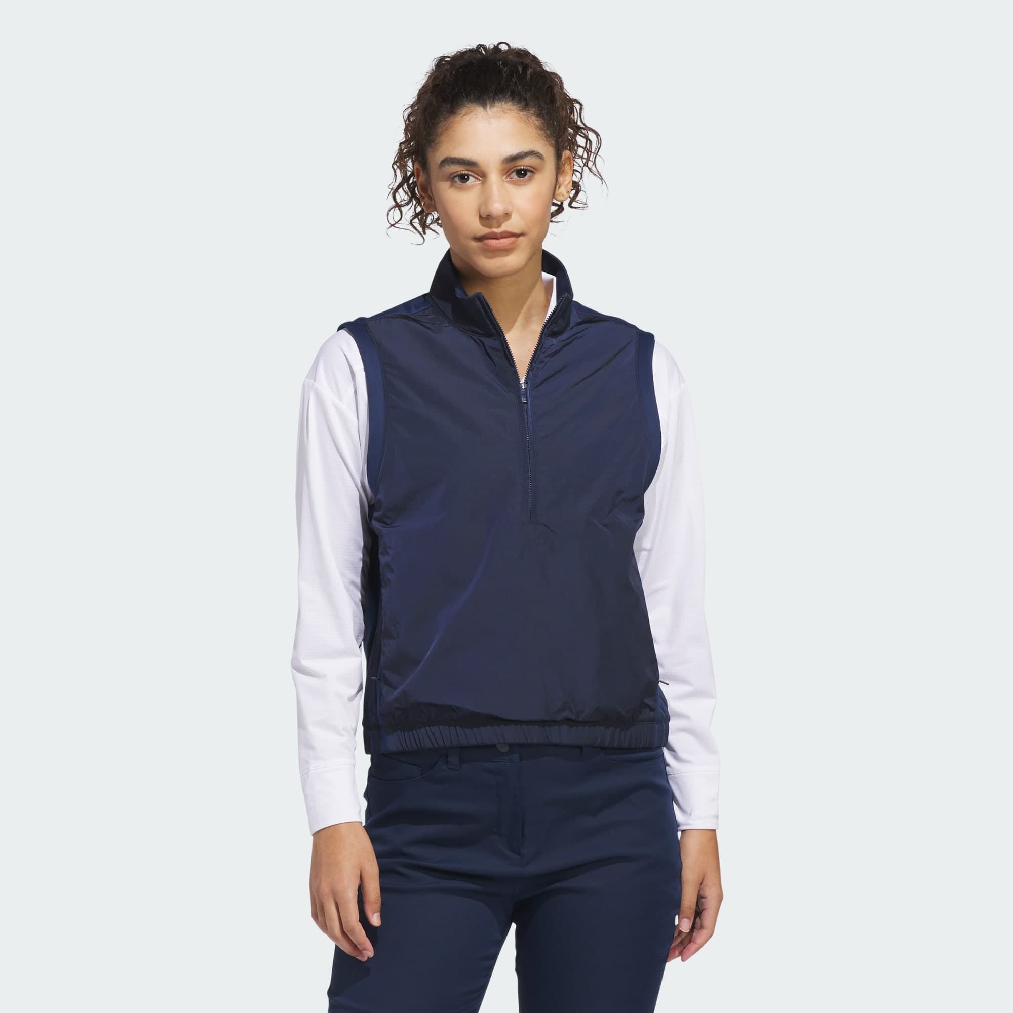Adidas, Adidas Beyond The Course Climawarm Half-zip Loose Väst, Model 1