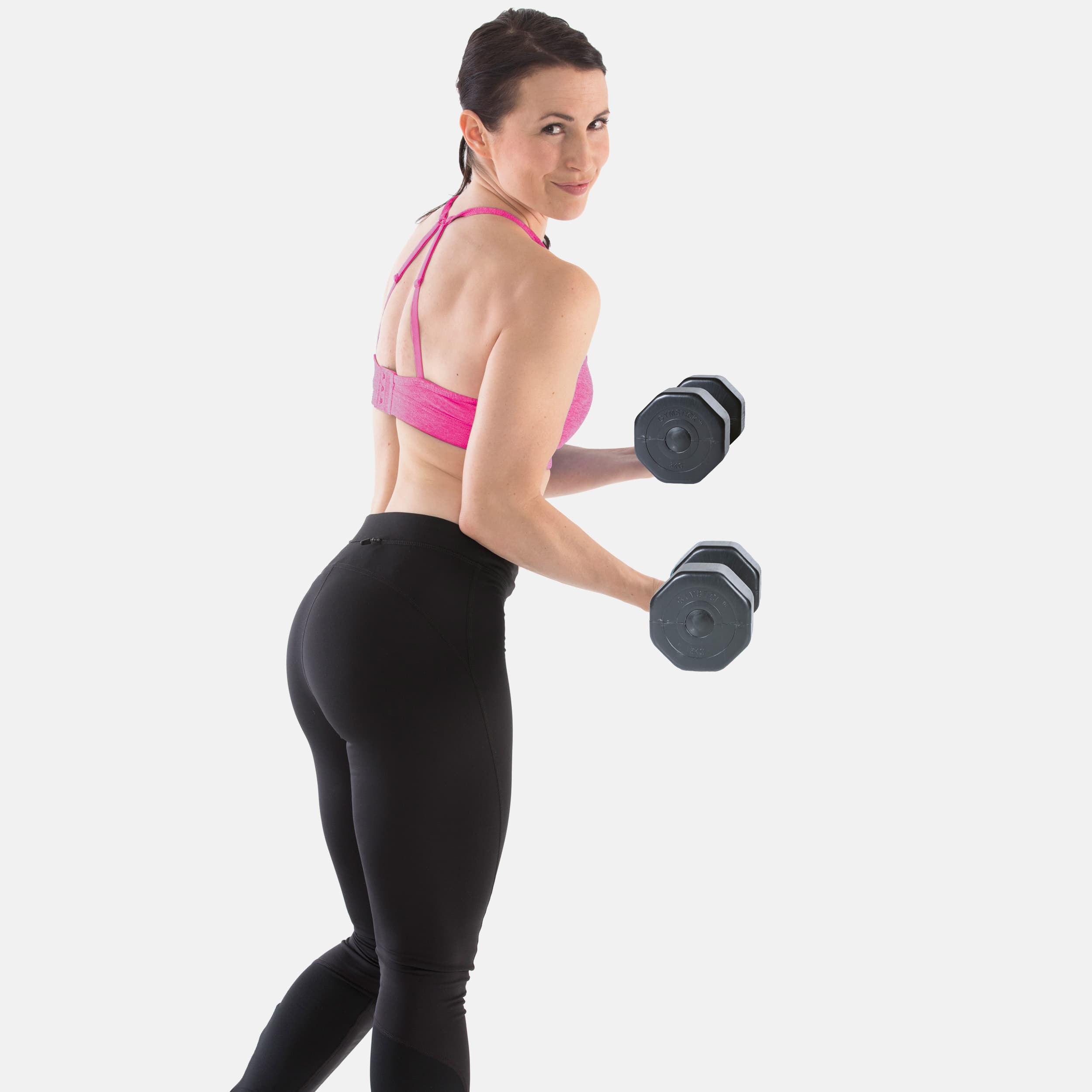 gymstick, Vinyl Dumbbells 2 X 3kg, Detail 1