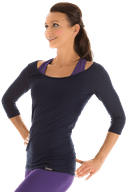 3/4 Sleeved Top Ws4, Blue