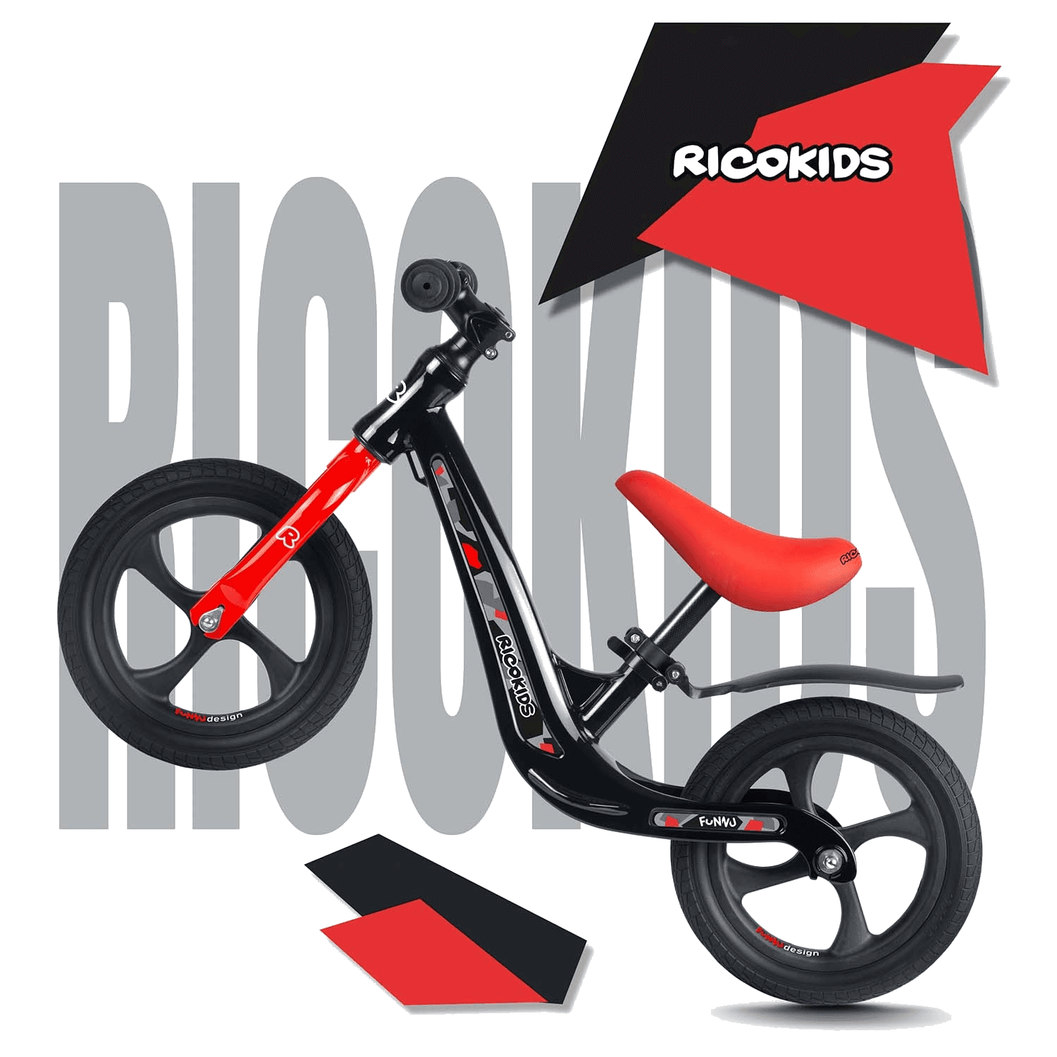 b2x, Balance Bike For Children Ricokids Funnu, Detail 1