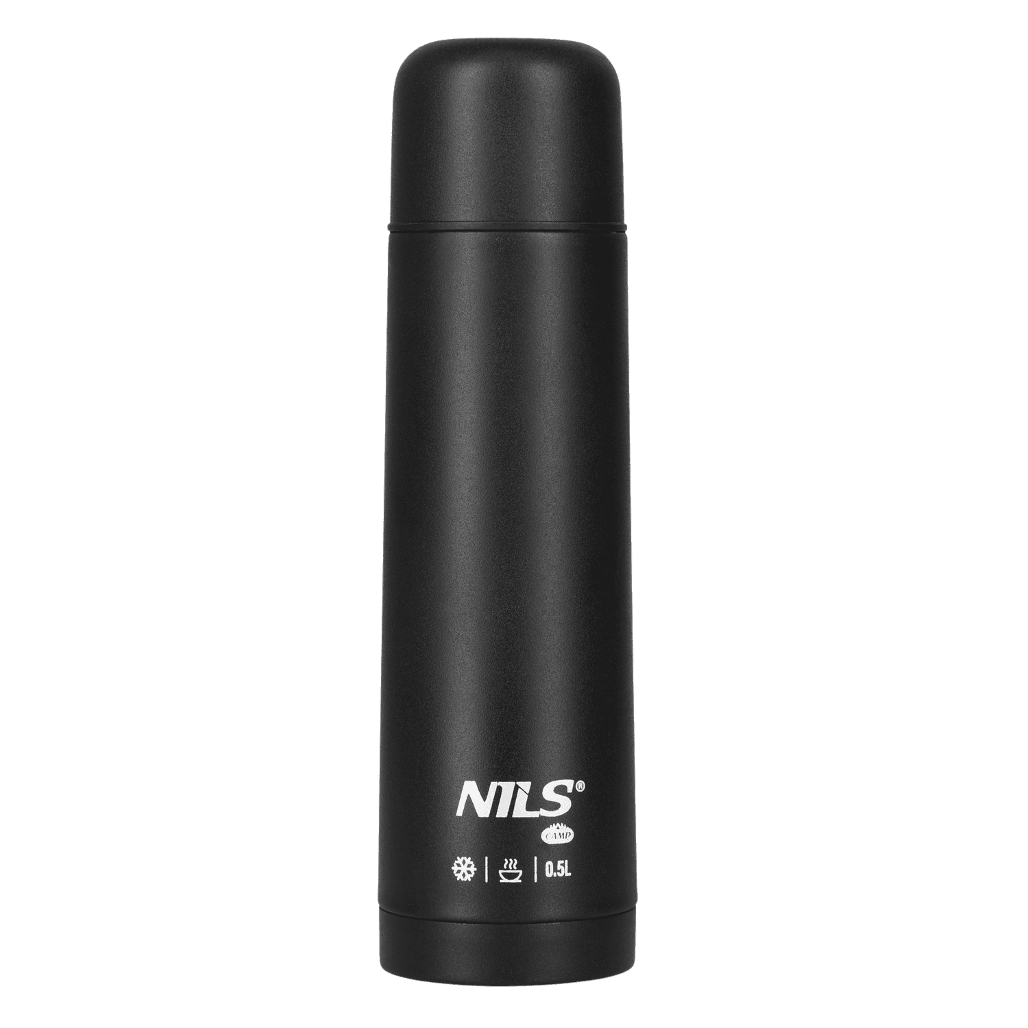 northix, Thermos 500ml Black – Insulated Travel Flask, Product 0