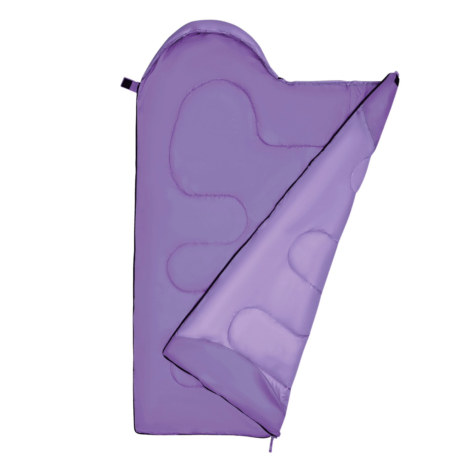 northix, Violet Junior Sleeping Bag – Lightweight, Compact, Detail 1