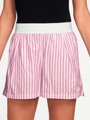 W CHILL POPLIN STRIPE SHORTS, Lilac