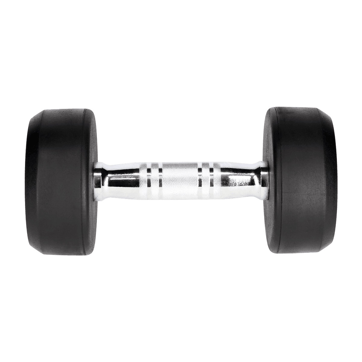 northix, 6 Kg Rubber Dumbbell – Home Gym Equipment, Detail 1