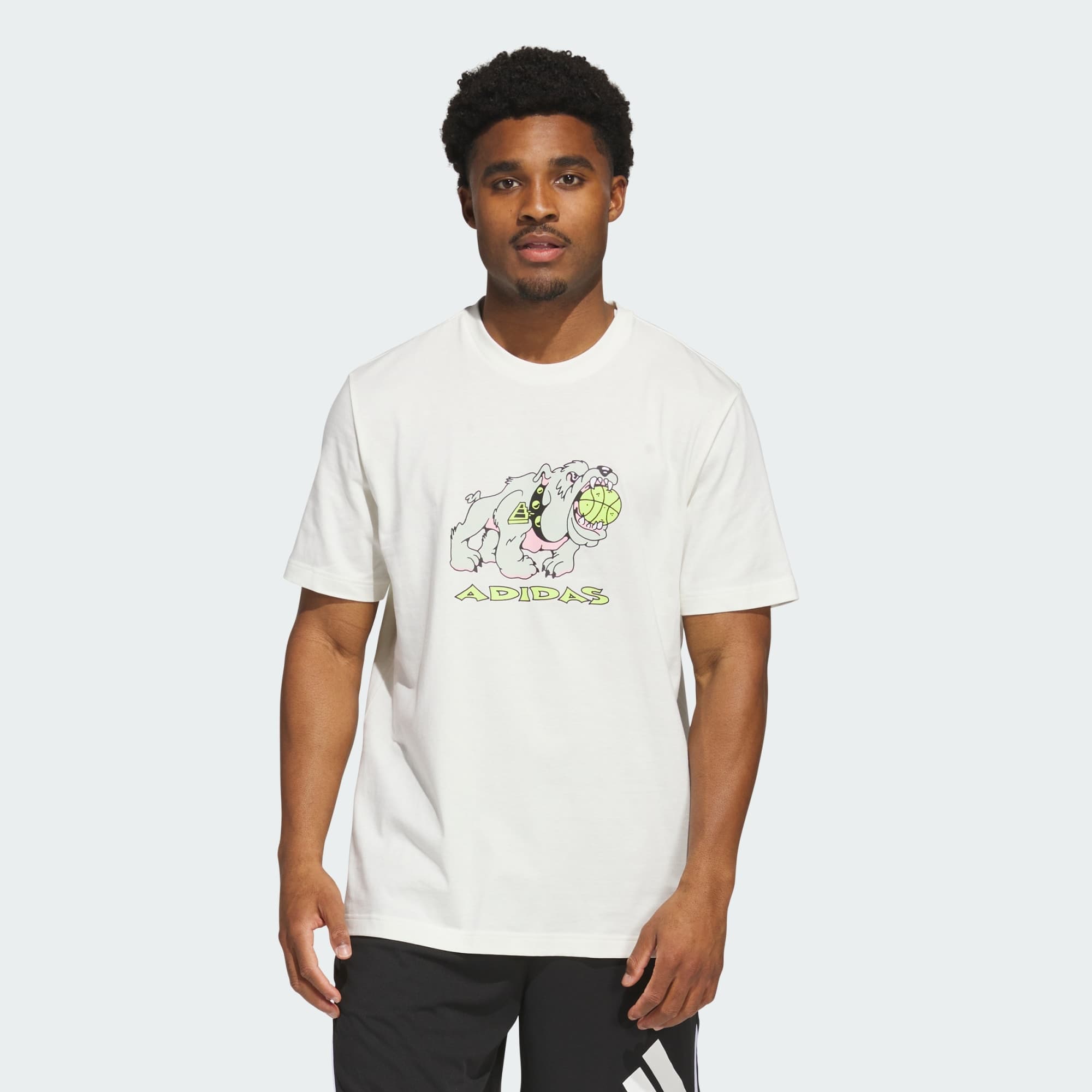 Adidas, Adidas That Dawg In Em Graphic T-shirt, Model 1