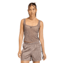 W AOP TANK TOP, Brown