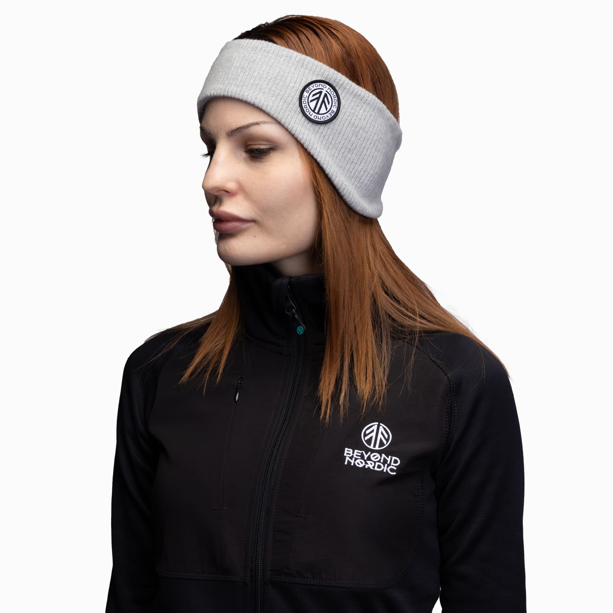 beyond nordic, Bn210 Knitted Headband, Model 1