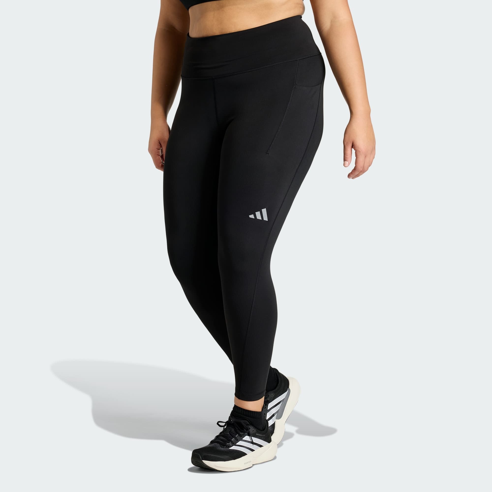 Adidas, Adidas Adi365 Climacool Running 7/8 Leggings (plus Size), Model 1