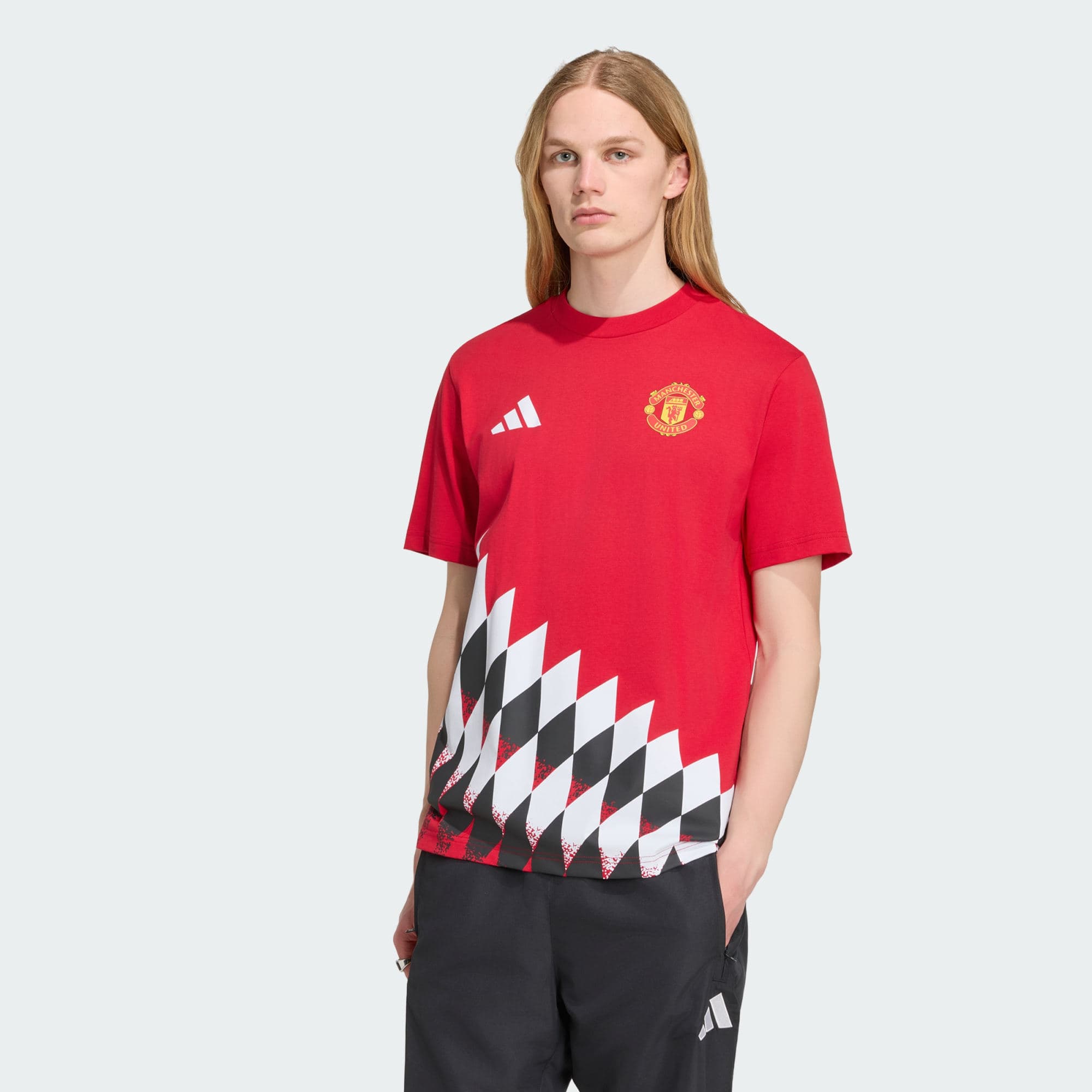 Adidas, Adidas Manchester United Stadium Graphic T-shirt, Model 1