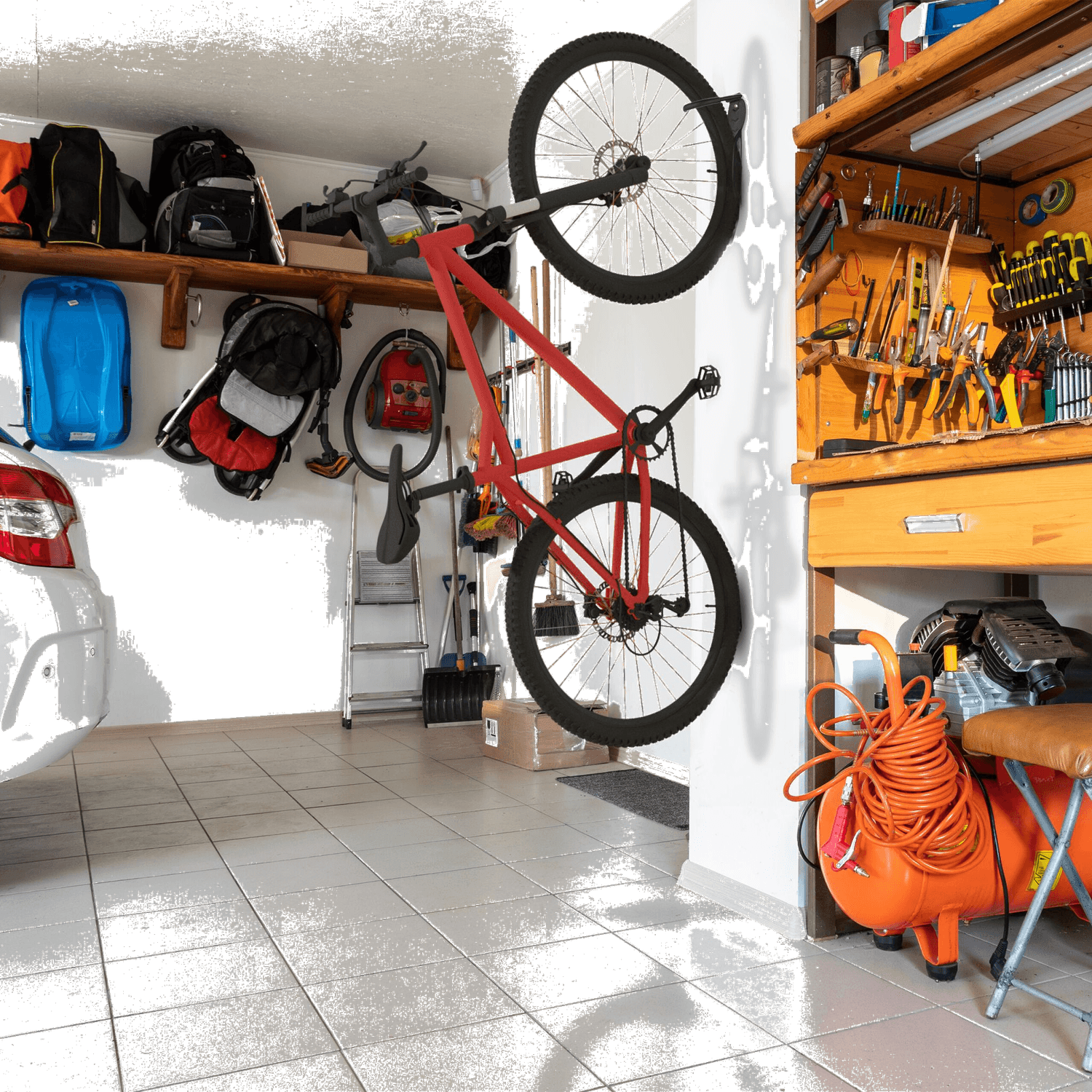 b2x, Wall Mount For Bicycles - Set Of 2, Detail 1