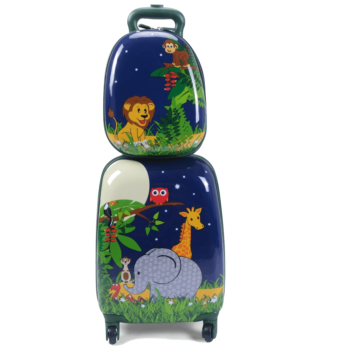 b2x, 2-piece Suitcase Set Travel Luggage Children's Luggage 16'' Suitcase + 12'' Backpack, Detail 1