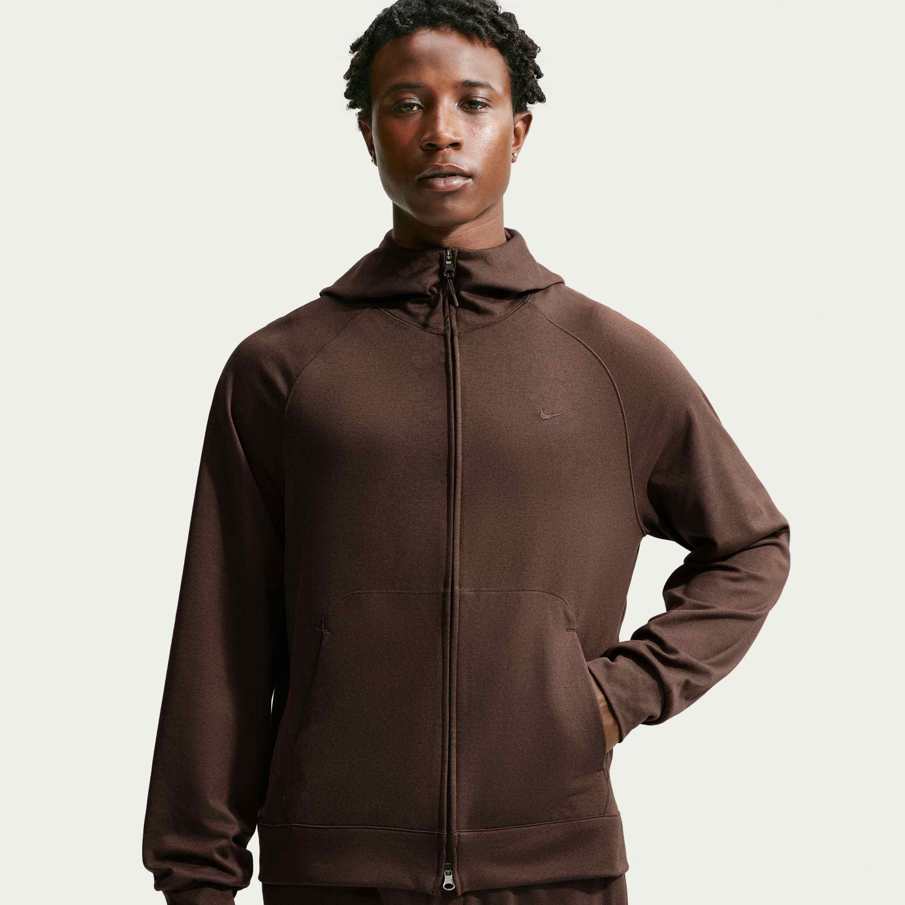 Nike, Men's Dri-fit Uv Protection Full-zip Performance Hoodie Primary Nanoknit, Product 0