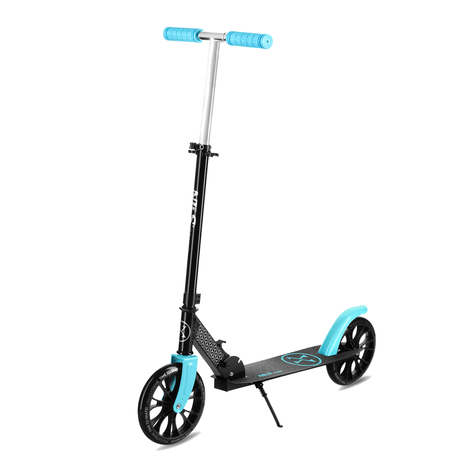 northix, Black Kick Scooter, Foldable, Lightweight Design, Product 0