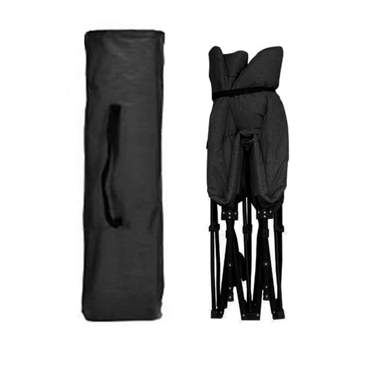 trekker, Nordcore Camping Cot Premium, Black-210x80x40cm - Max 280kg, Detail 1
