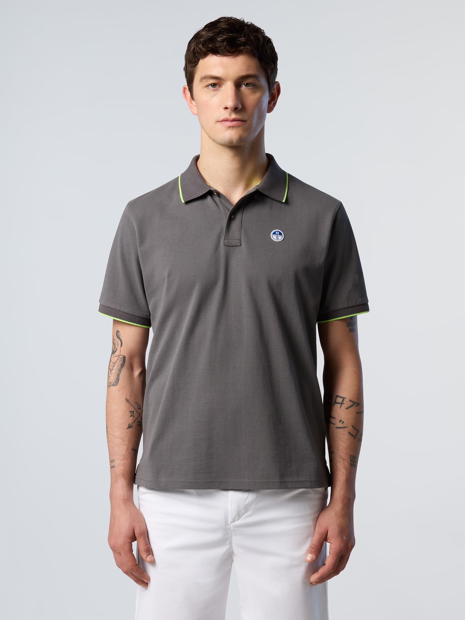 north sails, North Sails Polo Shirt With Contrast Trims, Product 0