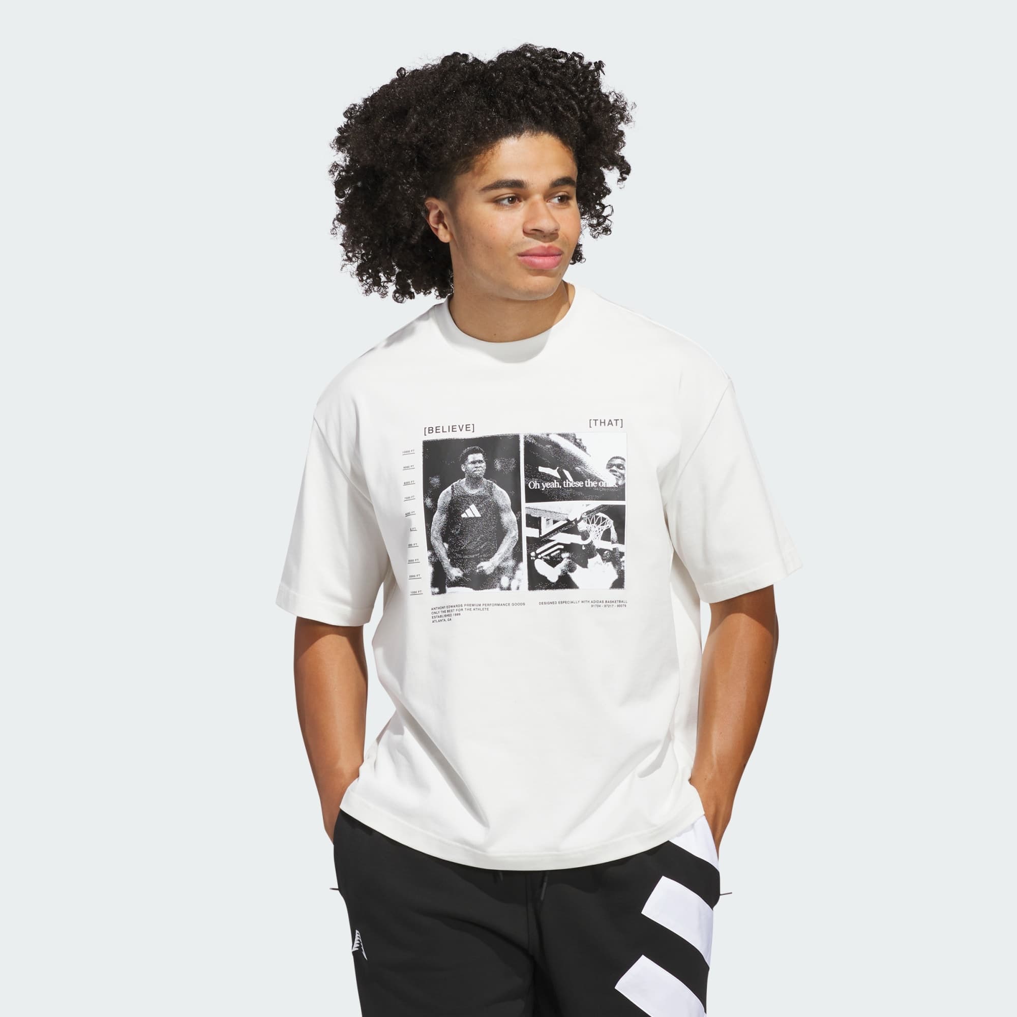 Adidas, Adidas Anthony Edwards T-shirt, Model 1