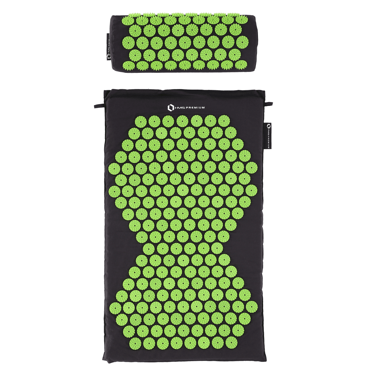 northix, Black Acupressure Mat Set – Pain Relief, Relaxation, Product 0