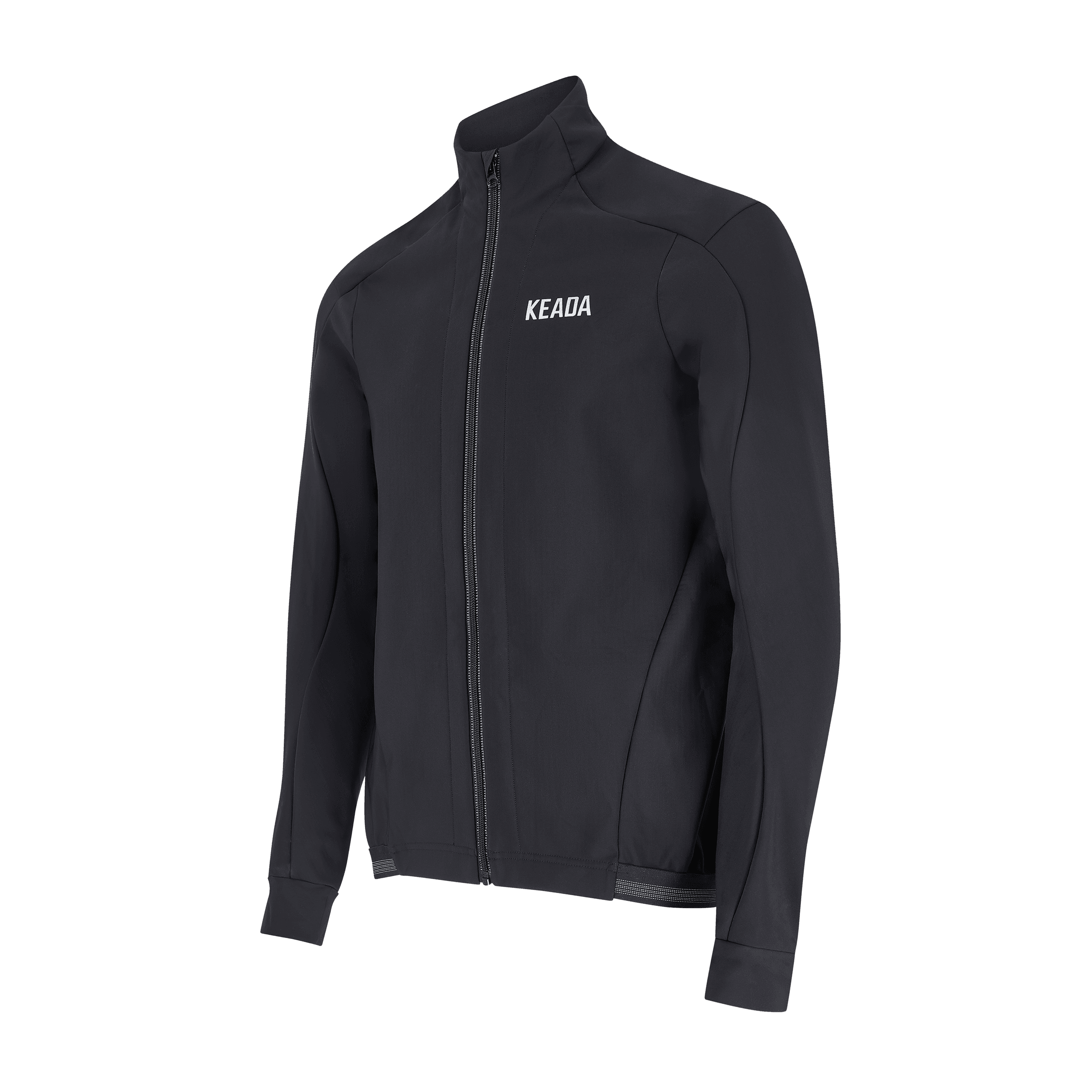 keada sports, Storm Jacket Black – Womens Thermal Cycling Jacket, Detail 1