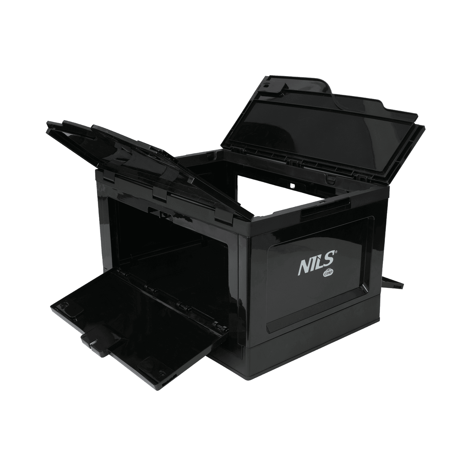 northix, Folding Camping Box With Lid, 50l, 2-in-1, Detail 1