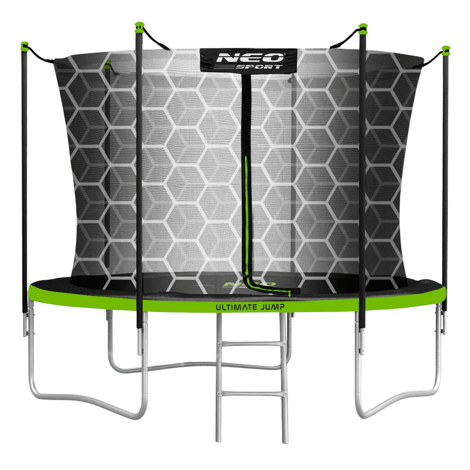 b2x, Garden Trampoline 312 Cm With Safety Net And Ladder From Neo-sport, Detail 1