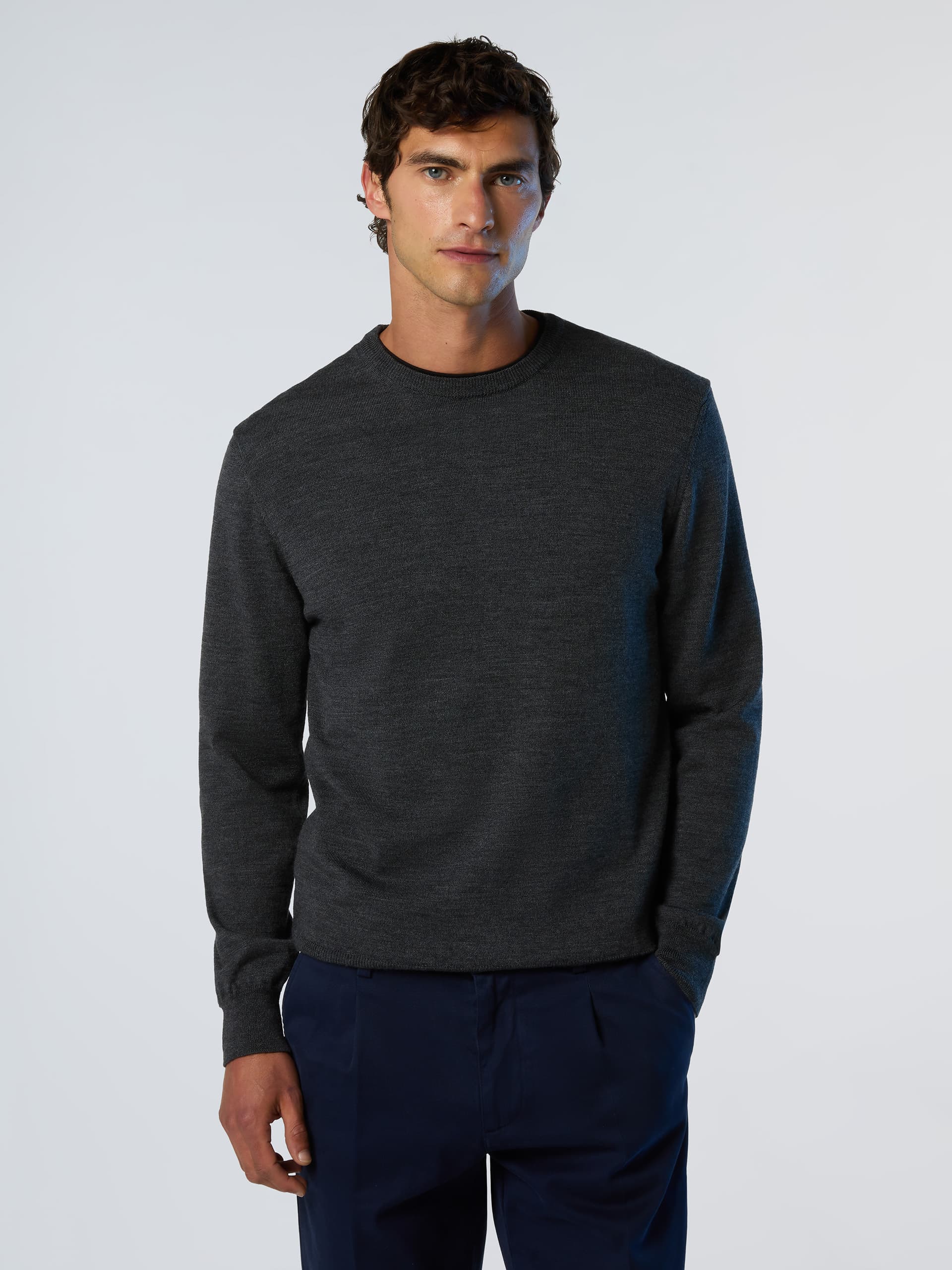 north sails, North Sails Sweater Merino Wool Crew-neck, Product 0