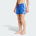 Adidas Badshorts Med Fotbollsinspirerad Grafik 12,5 Cm, Blue