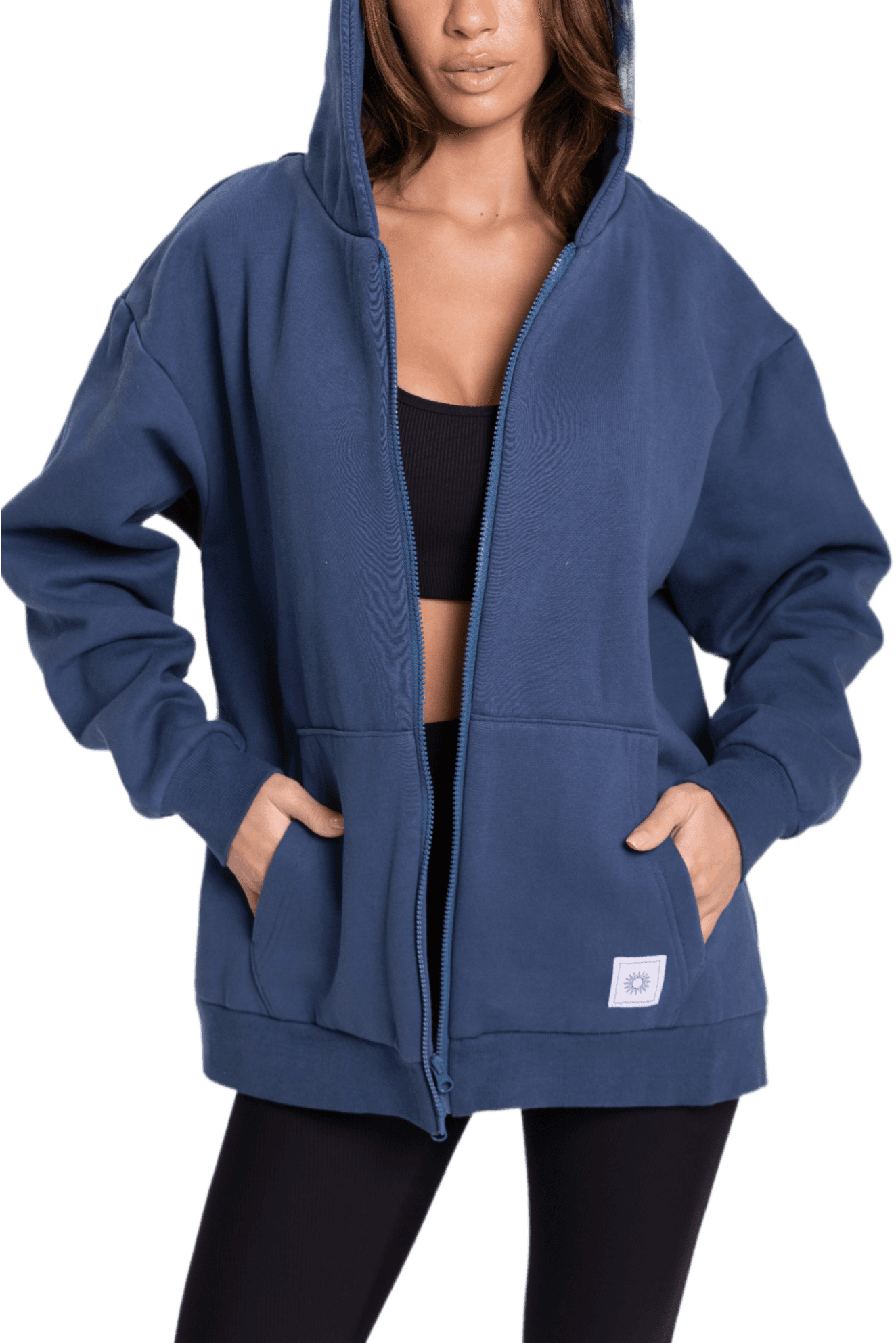 onamaste, Flow Hooded Sweatshirt, Model 1