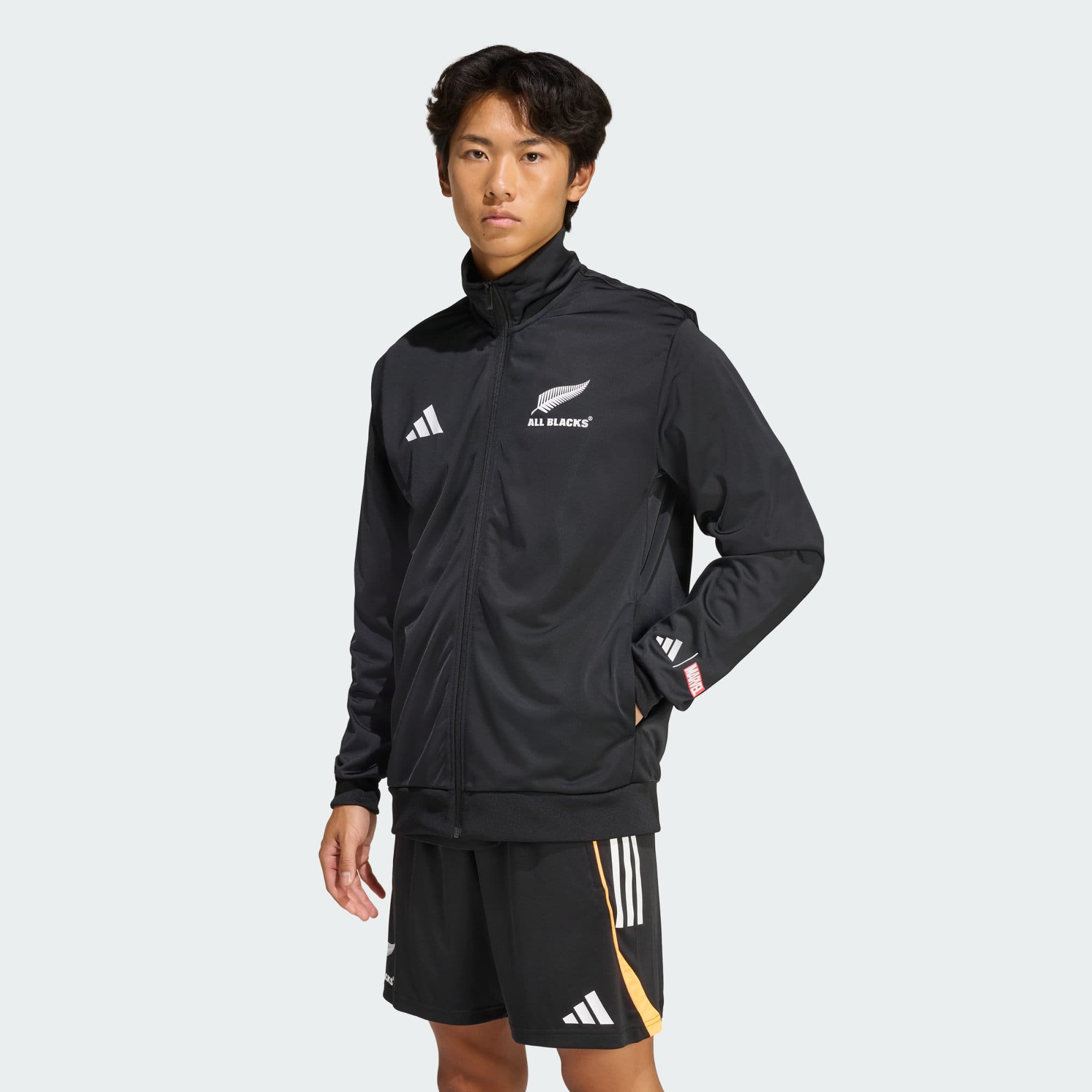 Adidas, Adidas All Blacks X Marvel Träningsjacka, Model 1
