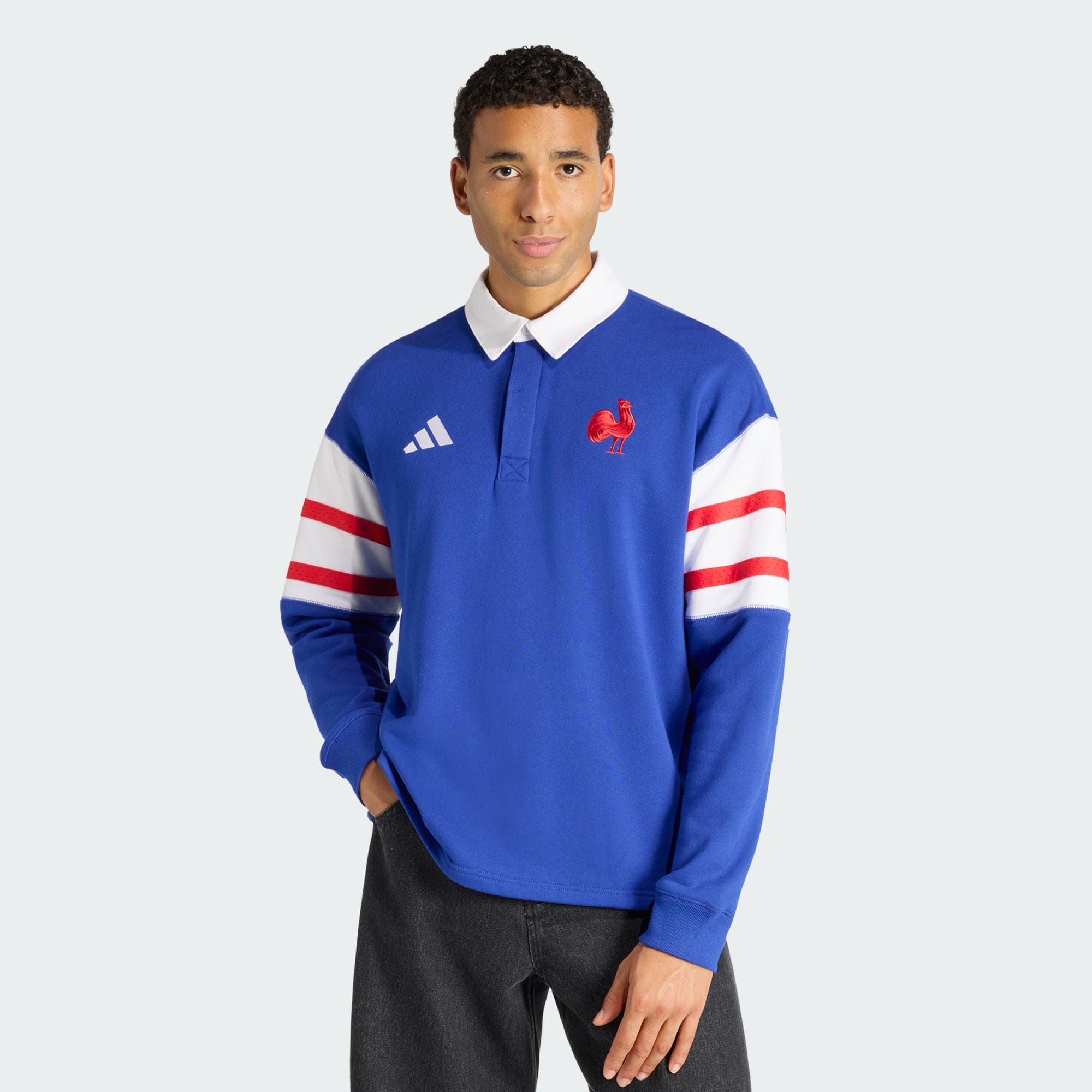 Adidas, Adidas Ffr Heritage Polo-ffr Rugby Pikétröja (långärmad), Model 1