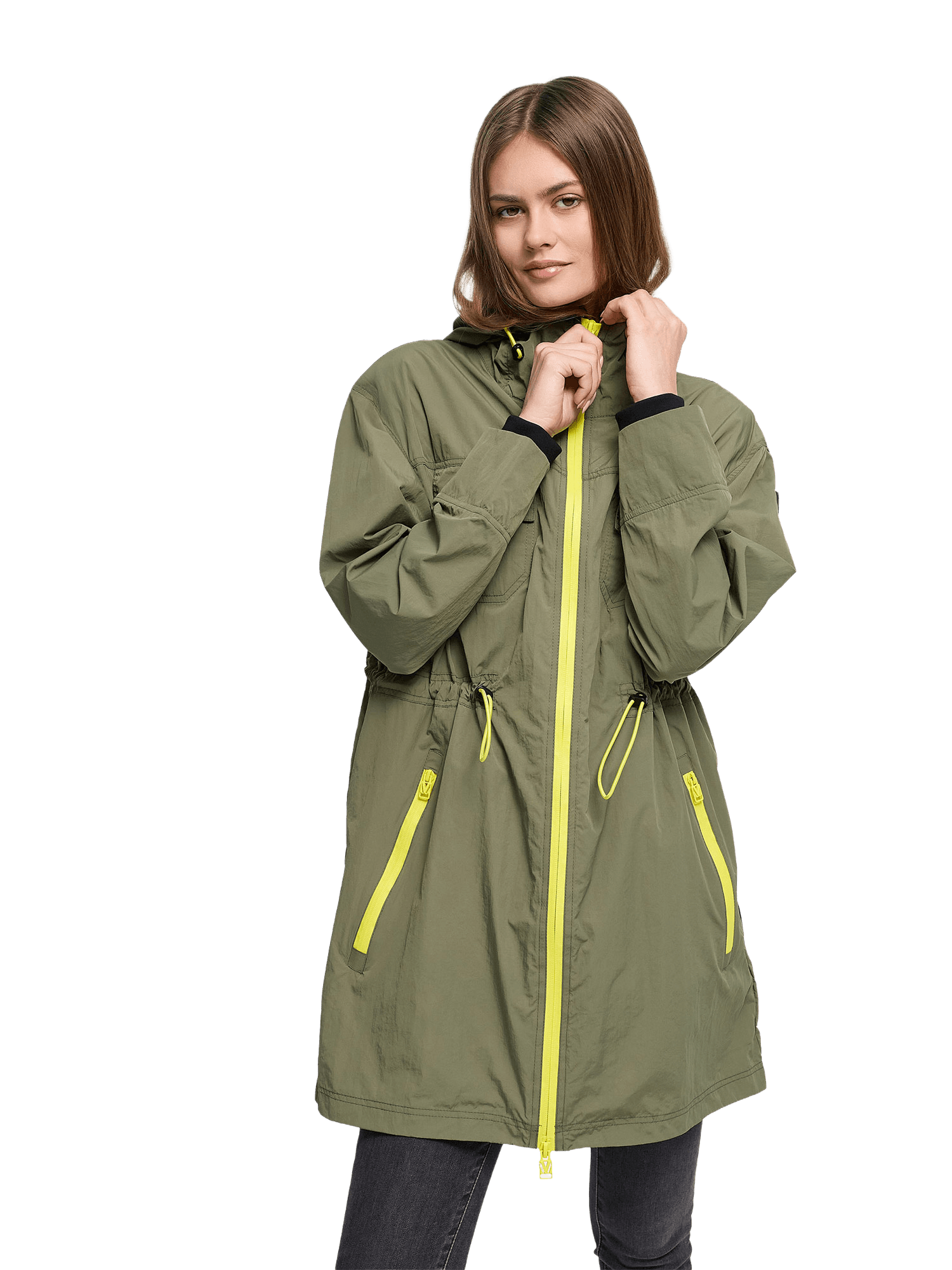 marikoo, Women Spring Jacket Trüffelbonbon, Model 1