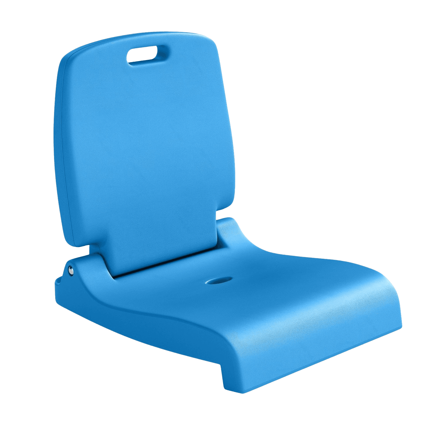 northix, Folding Outdoor Chair With Handle, Drain Hole, Blue, Product 0