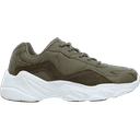 Chunky Leather Trainers Sneaker, Green