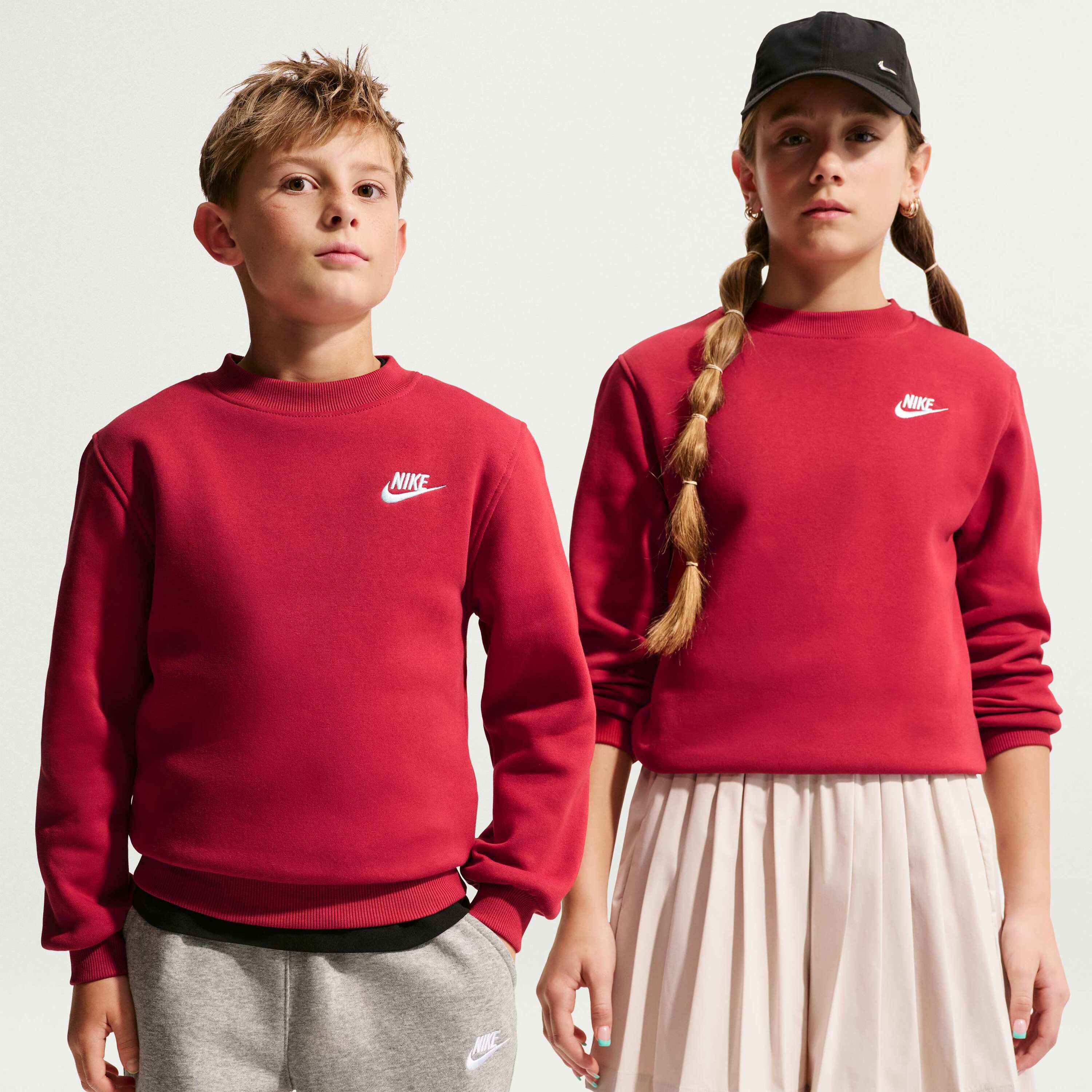 Nike, J Nsw Club Flc Crew Ls Lbr, Product 0