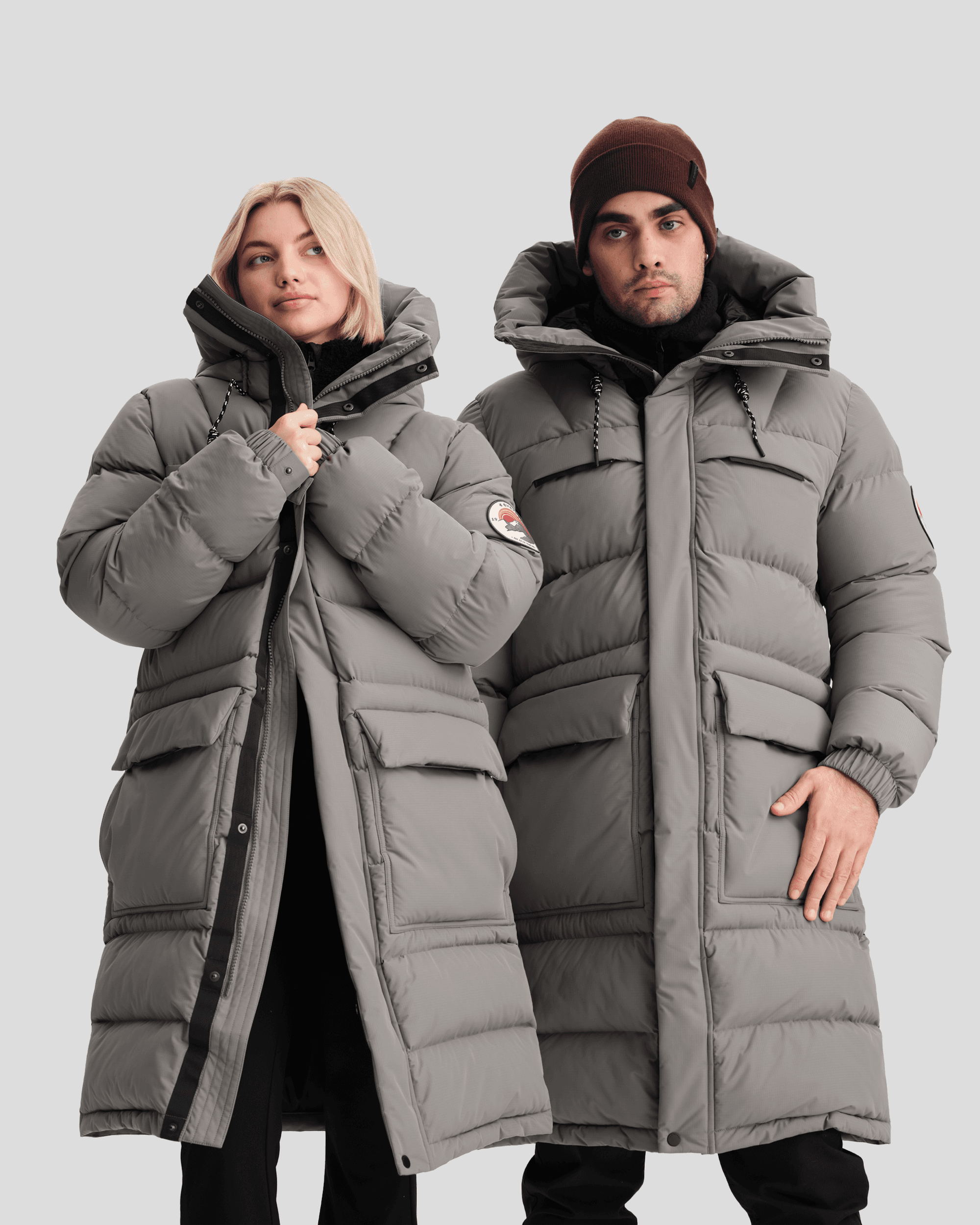 Everest, U Arctic Long Parka, Model 1