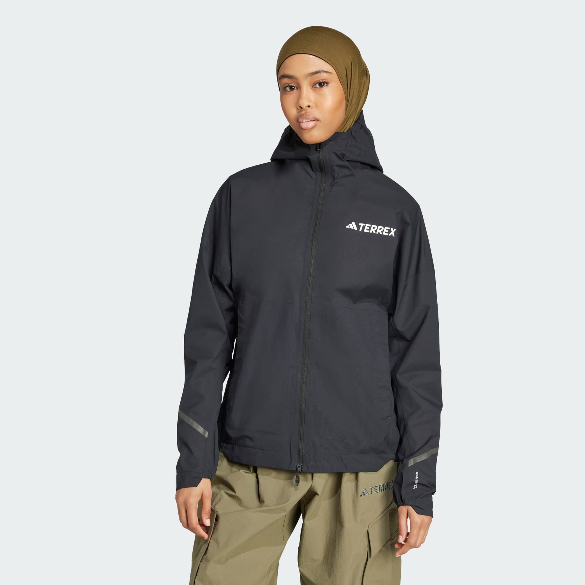 Adidas, Adidas Terrex Xperior Lätt Jacka Med 2,5 Lager Och Climaproof, Model 1