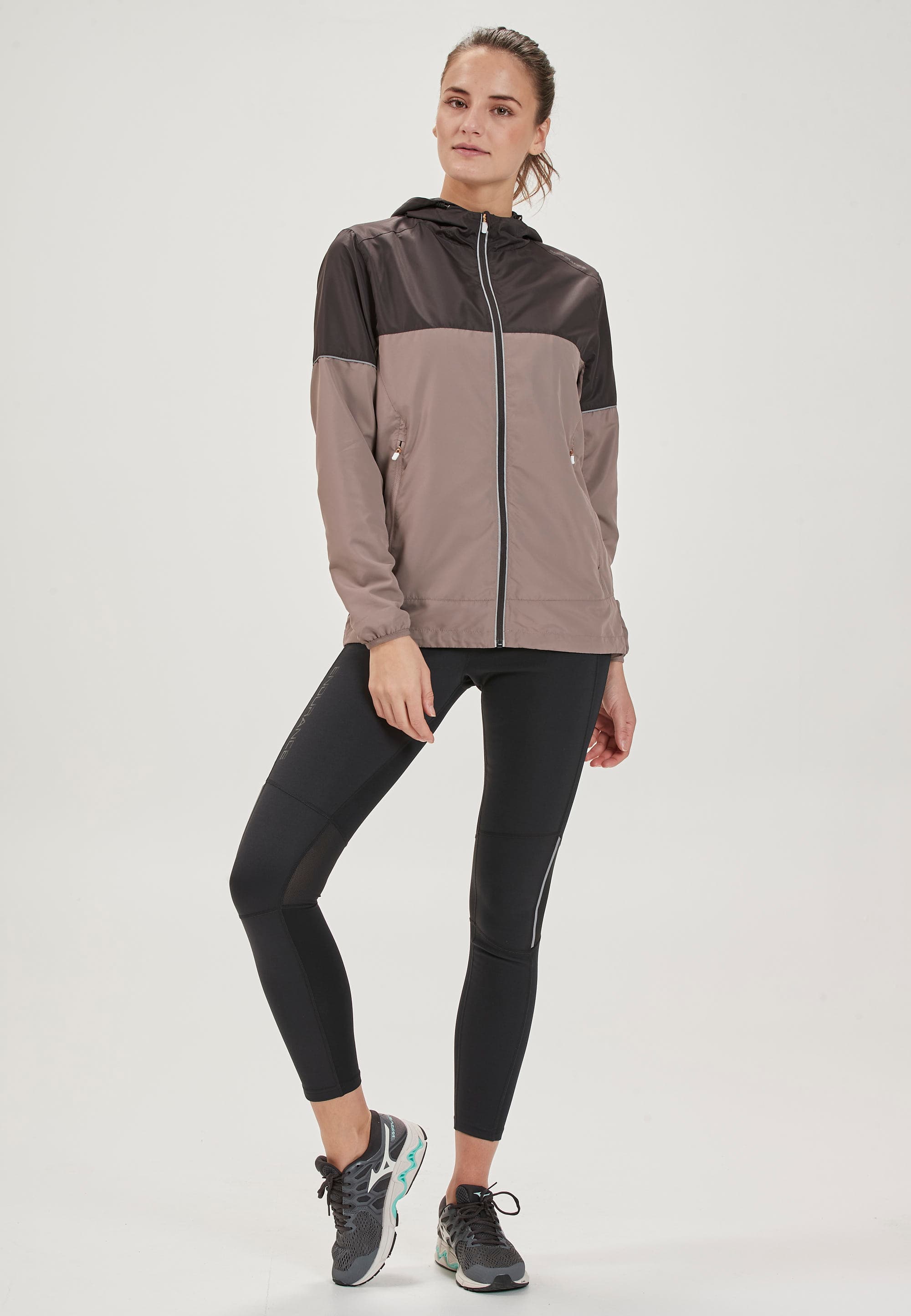 endurance, Mahana Windblocker Running Tights, Model 1