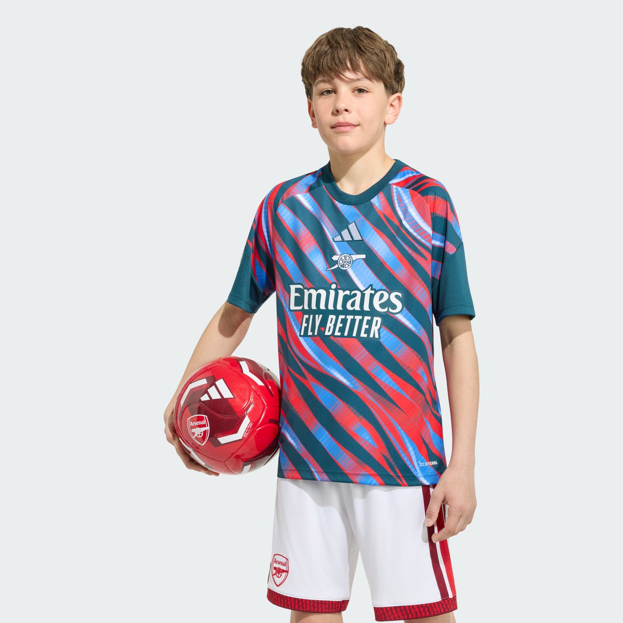 Adidas, Adidas Arsenal Fc 26/27 Uppvärmningströja För Barn, Model 1