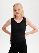 J SOFT SWEETHEART SINGLET, Black